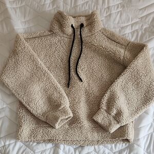 Cozy Cream Sherpa Pullover Sweater